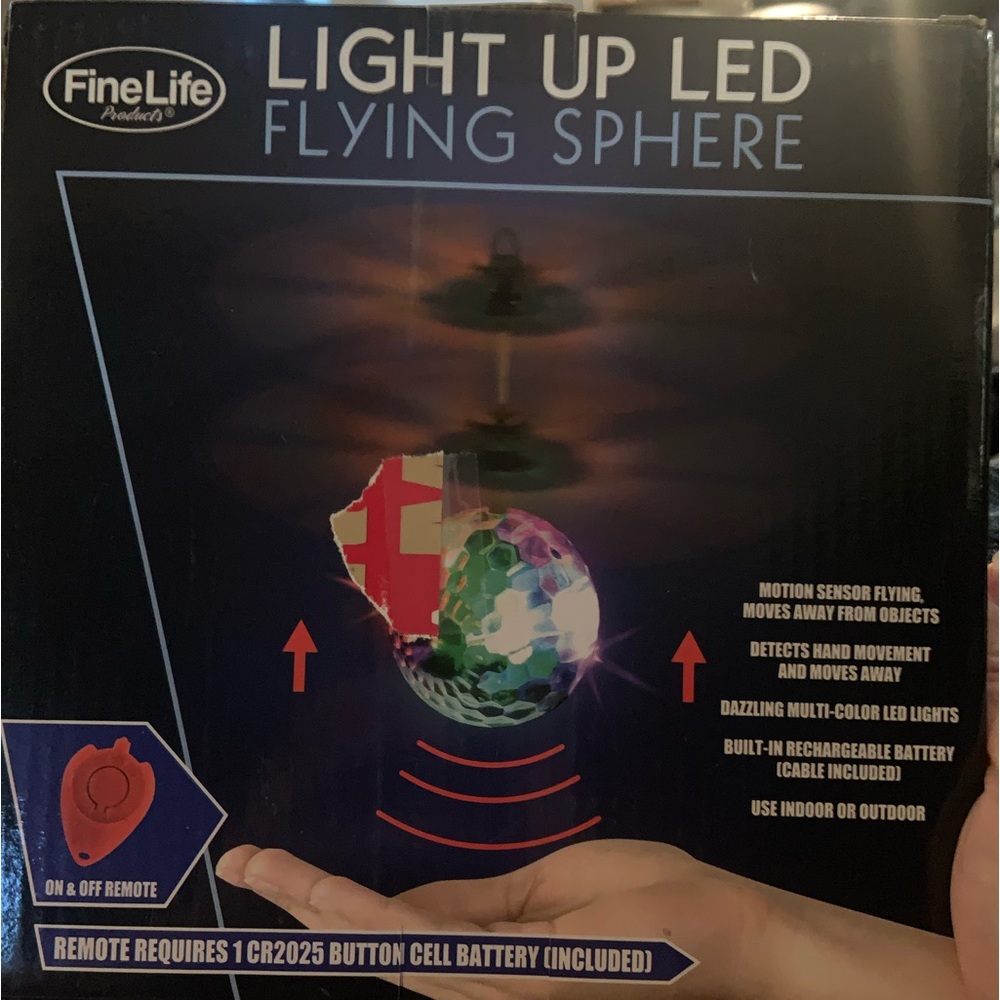 Light up LED Flying Sphere